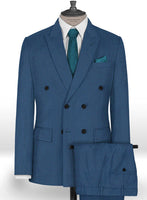 Napolean Casa Blue Wool Suit - StudioSuits