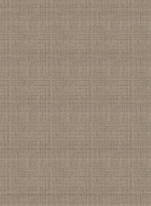 Napolean Sharkskin Light Brown Double Gurkha Wool Trousers - StudioSuits