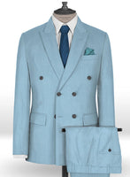 Napolean Taj Blue Wool Suit - StudioSuits