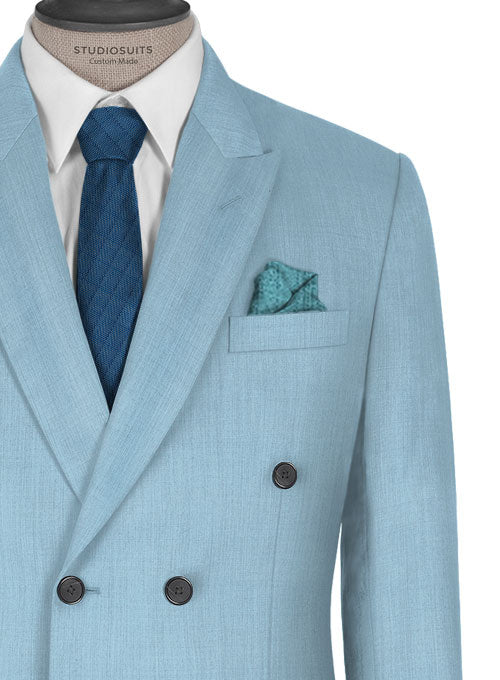 Napolean Taj Blue Wool Suit – StudioSuits
