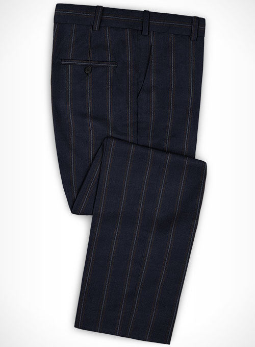 Napolean Filona Blue Wool Suit - StudioSuits