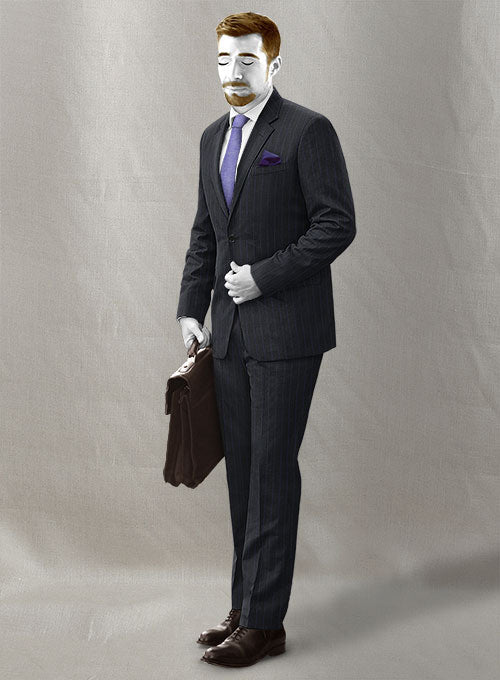 Napolean Limo Wool Suit - StudioSuits