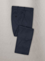 Napolean Mini Houndstooth Blue Wool Pants - StudioSuits