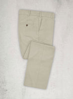 Napolean Muted Khaki Wool Pants - StudioSuits