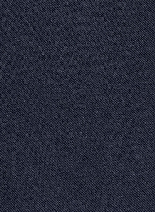 Napolean Navy Blue Wool Jacket - StudioSuits
