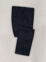Napolean Polka Blue Wool Pants - StudioSuits
