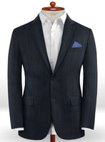 Napolean Rodrio Blue Wool Jacket - StudioSuits