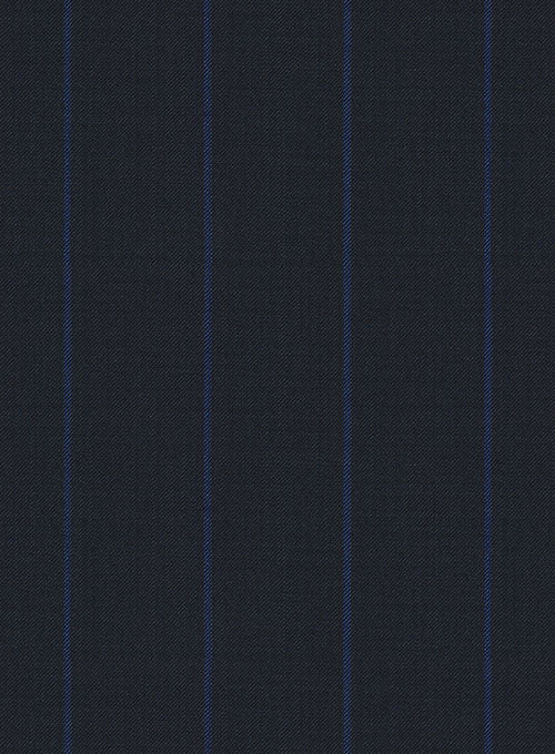 Napolean Rodrio Blue Wool Pants - StudioSuits