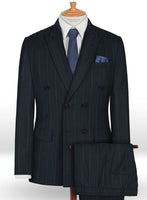 Napolean Rodrio Blue Wool Suit - StudioSuits
