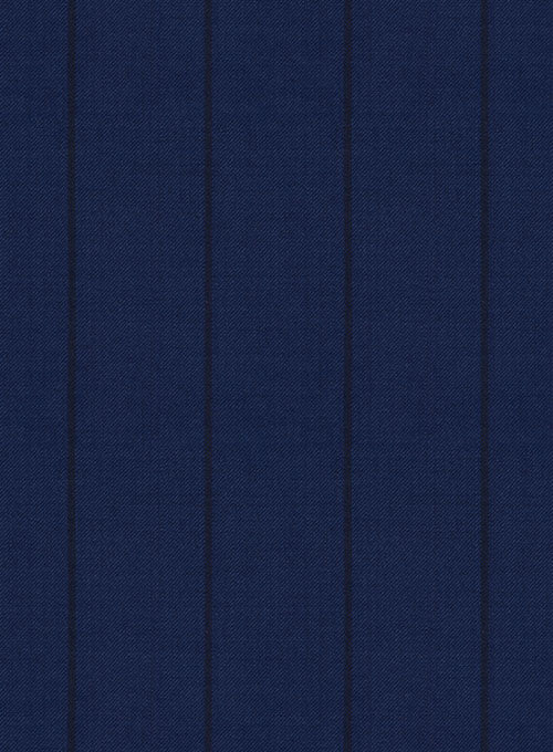 Napolean Rodrio Royal Blue Wool Pants - StudioSuits