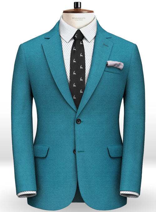 Napolean Yale Blue Wool Suit - StudioSuits