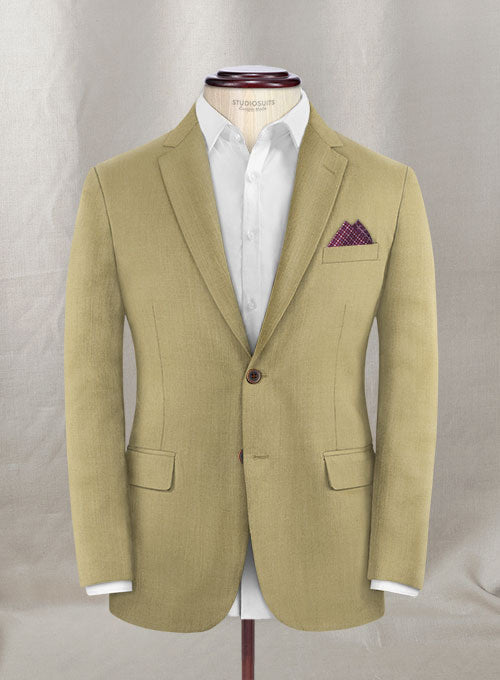 Napolean Sahara Khaki Wool Suit - StudioSuits