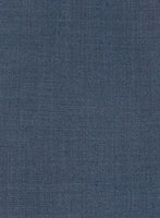 Napolean Slate Blue Wool Suit - StudioSuits