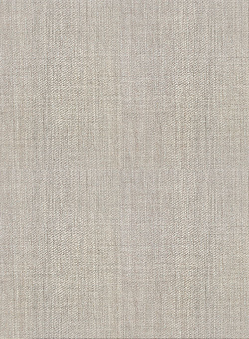 Napolean Stretch Pale Brown Highland Wool Trousers - StudioSuits