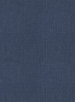 Napolean Stretch Imperial Blue Highland Wool Trousers - StudioSuits