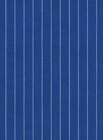 Napolean Stripo Royal Blue Wool Pants - StudioSuits