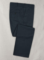 Napolean Stretch Sailor Blue Wool Pants - StudioSuits