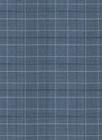 Napolean Tonia Blue Wool Pants - StudioSuits