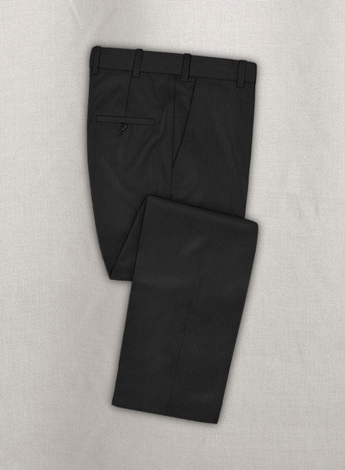 Napolean Twilight Black Wool Suit - StudioSuits