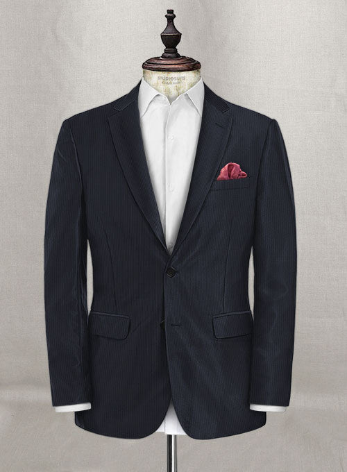 Napolean Twilight Blue Wool Suit - StudioSuits
