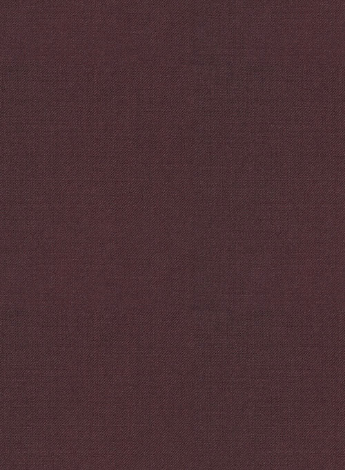 Napolean Wine Wool Ivory Bar Jacket - StudioSuits
