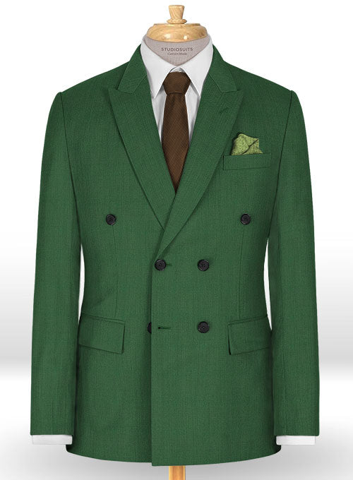 Napolean Yale Green Wool Jacket - StudioSuits