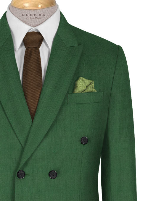 Napolean Yale Green Wool Jacket - StudioSuits