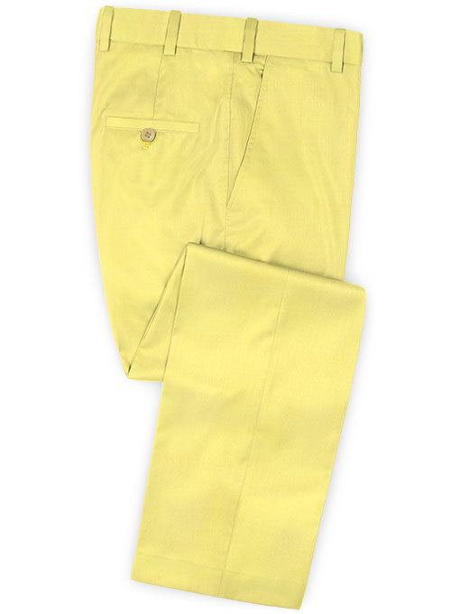 Napolean Yellow Wool Suit - StudioSuits