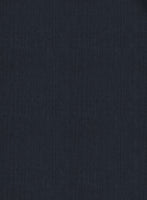 Napolean Self Satin Blue Double Gurkha Wool Trousers - StudioSuits