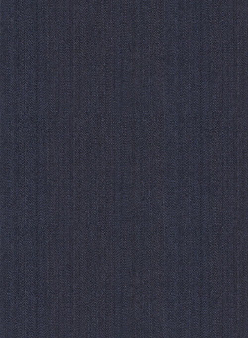 Napolean Sombre Blue Wool Jacket - StudioSuits