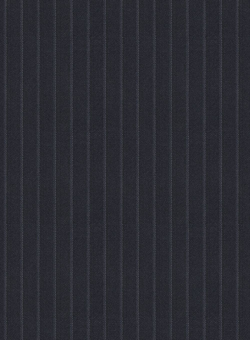 Napolean Windsor Blue Stripe Wool Jacket - StudioSuits