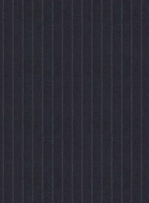 Napolean Windsor Blue Stripe Wool Suit - StudioSuits