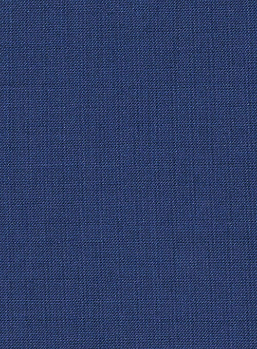 Napolean York Blue Double Gurkha Wool Trousers - StudioSuits
