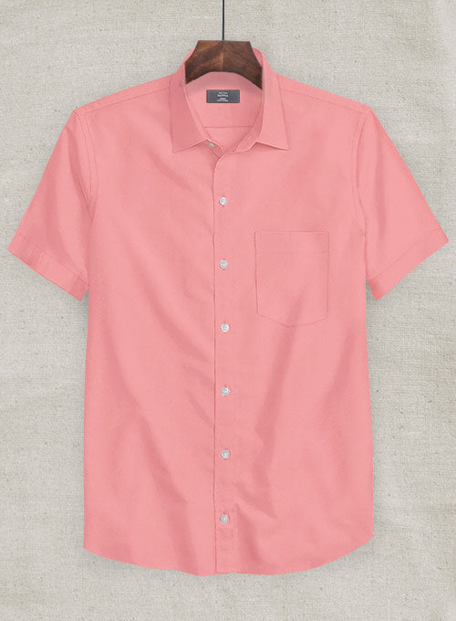 Neo Pink Stretch Poplene Shirt