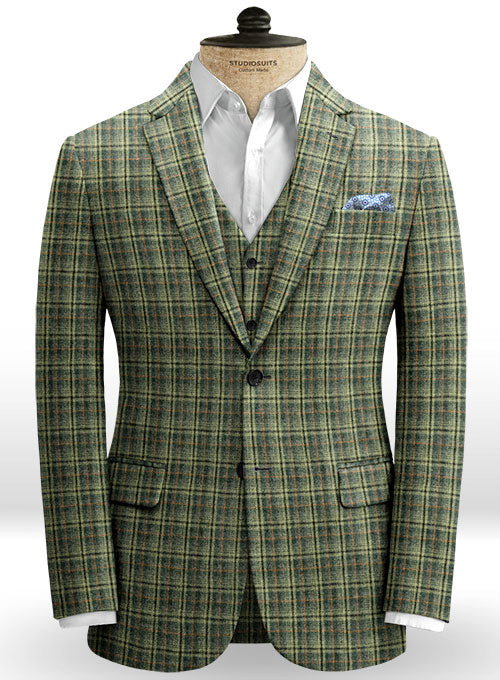 Norfolk Green Tweed Jacket - StudioSuits
