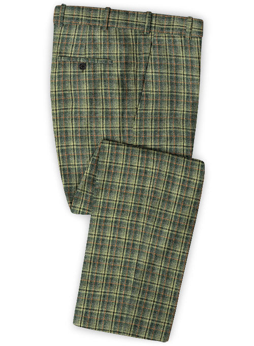 Norfolk Green Tweed Pants - StudioSuits