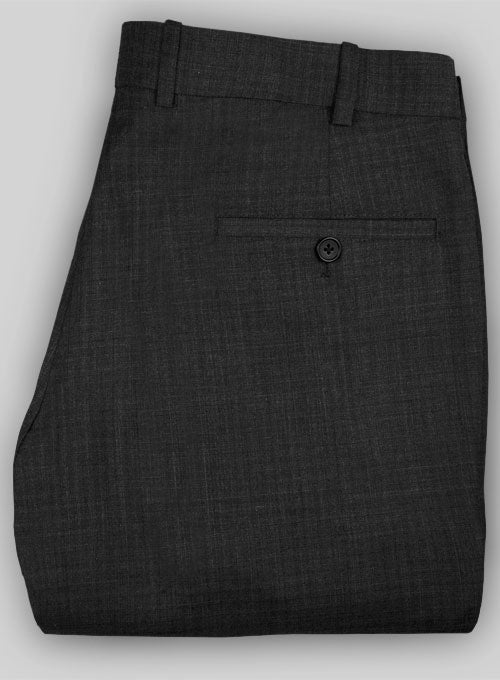 Nouveau Mid Gray Wool Pants - StudioSuits