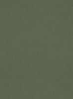 Olive Green Cotton Pants - StudioSuits