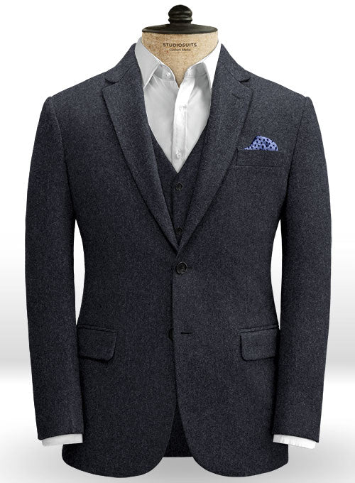 Oxford Blue Tweed Jacket - StudioSuits