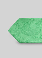 Paisley Cuban Green Lining Tie - StudioSuits