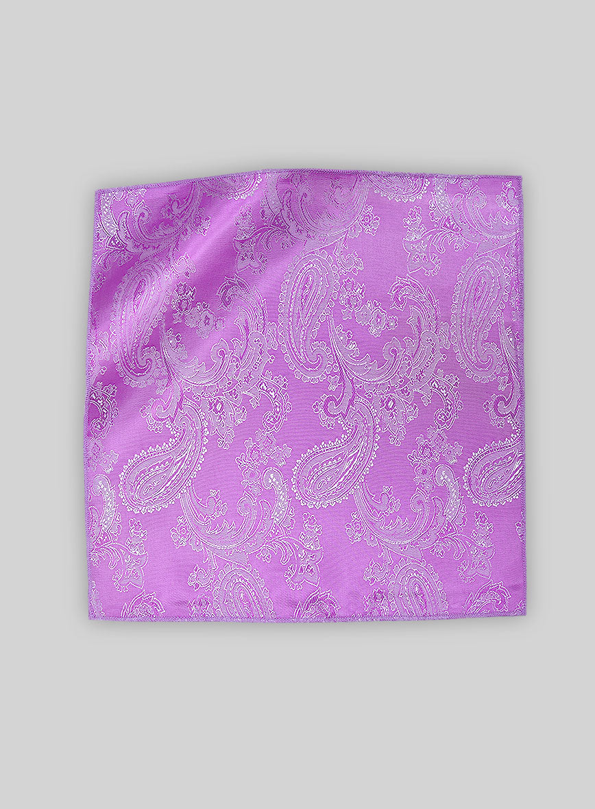 Paisley Pocket Square - Lilac - StudioSuits
