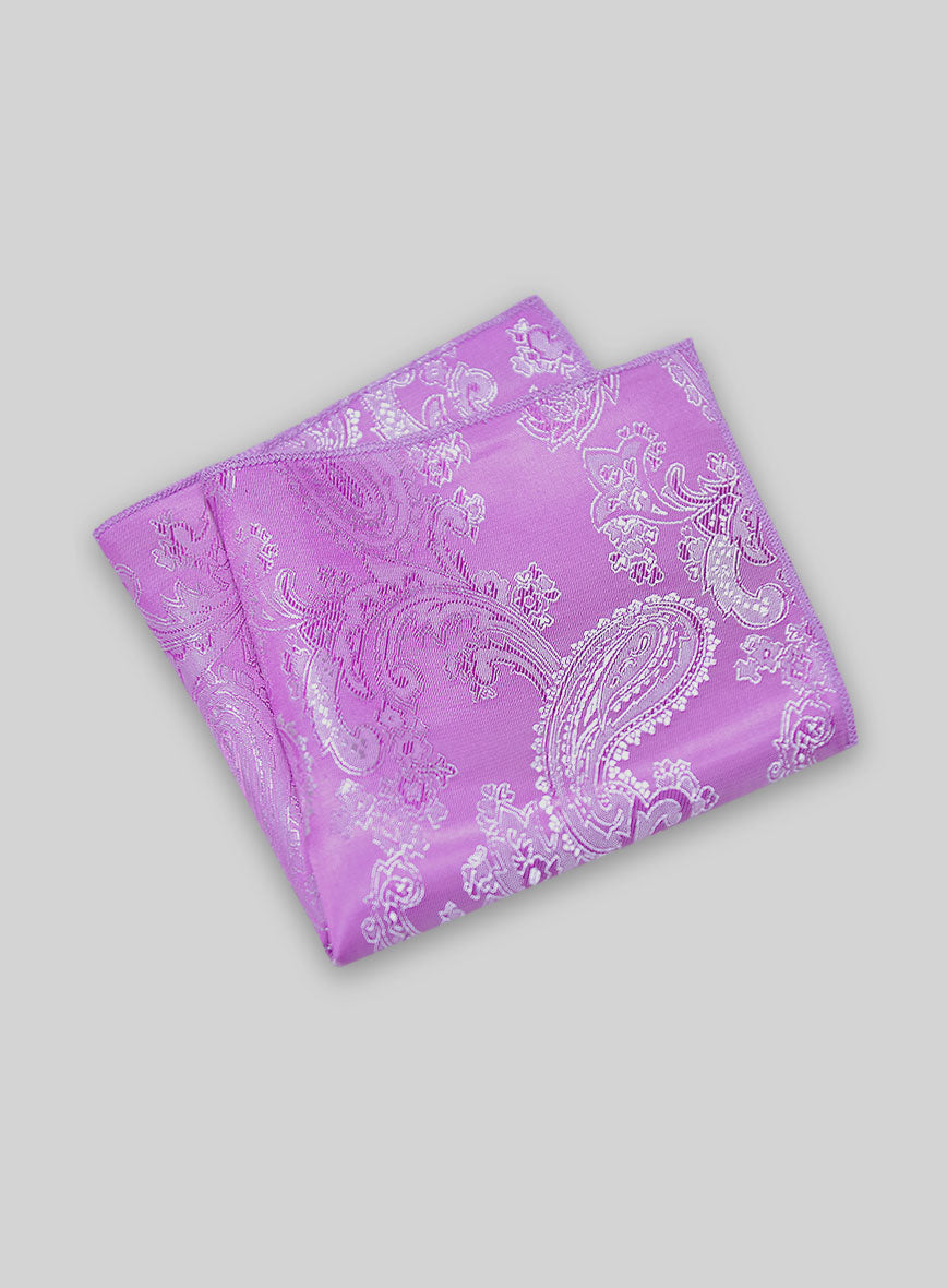 Paisley Pocket Square - Lilac - StudioSuits