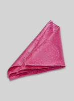 Paisley Pocket Square - Punch Pink - StudioSuits