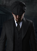 Thomas Shelby Peaky Blinders Charcoal Tweed Suit - StudioSuits
