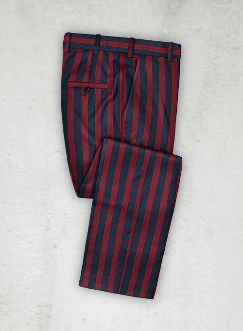 Percy Stripes Wool Pants - StudioSuits
