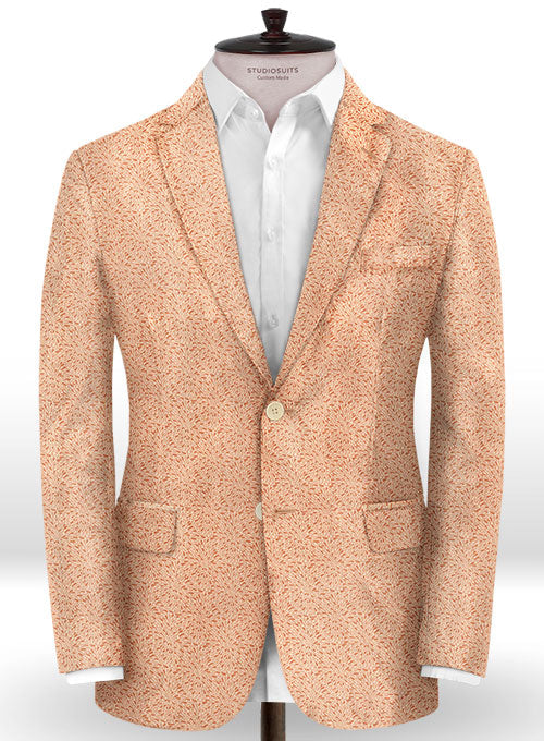 Perlo Burnt Sienna Wool Jacket - StudioSuits