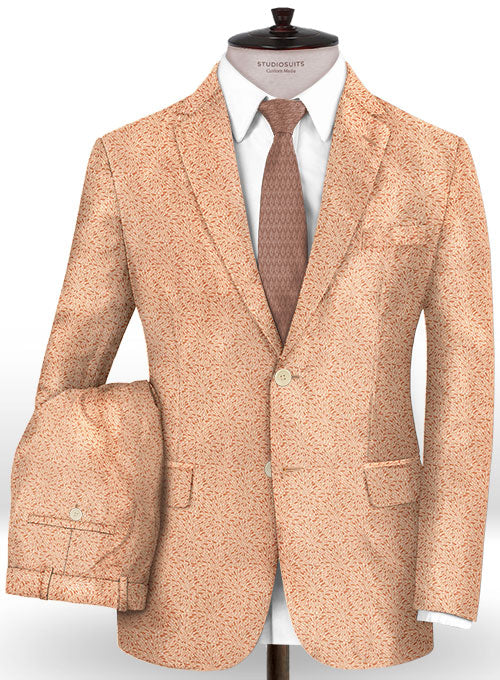 Perlo Burnt Sienna Wool Suit - StudioSuits