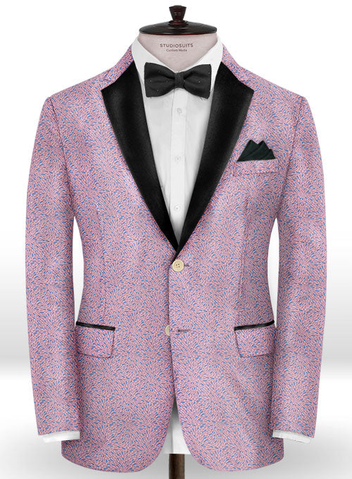 Perlo Lavender Wool Tuxedo Jacket - StudioSuits