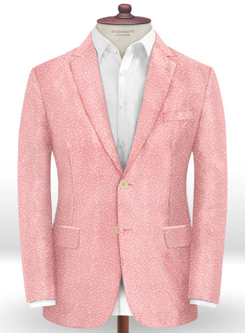 Perlo Pink Wool Jacket - StudioSuits