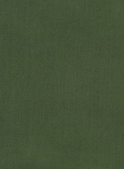Pine Green Satin Cotton Suit - StudioSuits